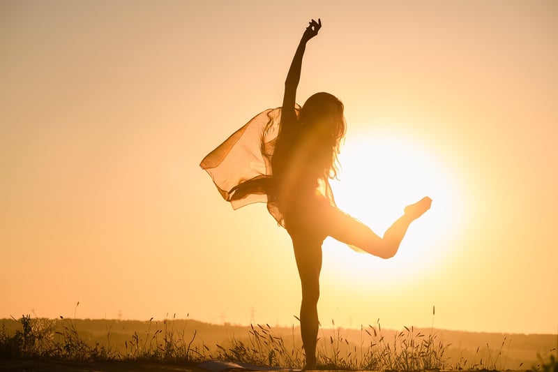 Woman practicing self-compassion